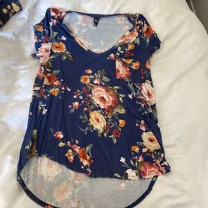Flower t shirt, cotton, comfy and cute… who could ask for more